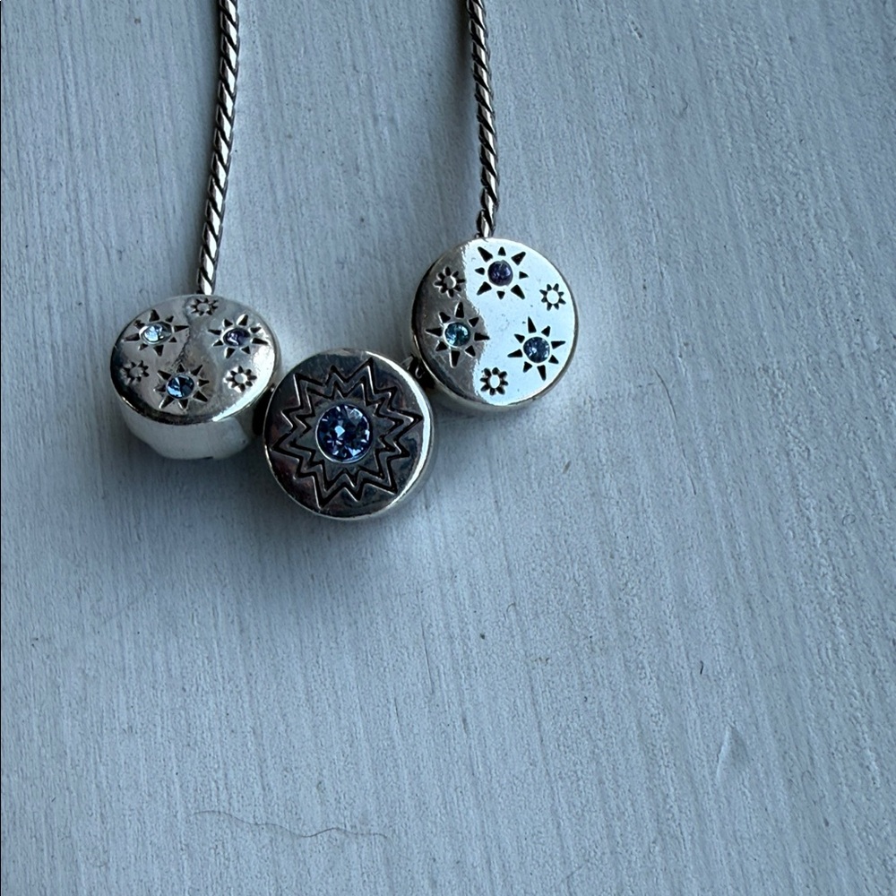 Brighton Halo Necklace with Blue and lavender Accents - Picture 3 of 8